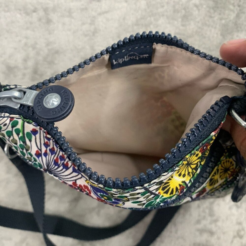 Kipling Crossbody Bag Womens Small Floral Handbag Adjustable Travel 7.5x7” - Picture 6 of 9